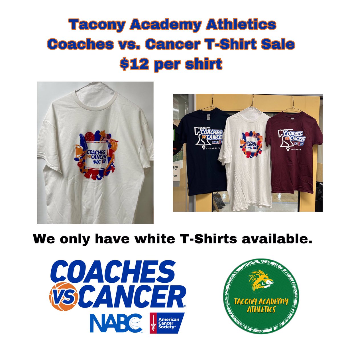 Tacony Academy Athletics (@academytacony) on Twitter photo Tacony Academy will host a Coaches vs Cancer Basketball Tournament. Friday & Saturday at Keystone Campus. All proceeds go to CVC Philadelphia. <a href="/CoachesvsCancer/">Coaches vs. Cancer</a> <a href="/mike_ellson/">Mike Ellson</a> <a href="/TaconyAcademy/">Tacony Academy</a> <a href="/MaST2Athletics/">MaST II Tacony Athletics</a> <a href="/mastathletics/">MaST Athletics</a> @nfcsathletics <a href="/joemasonwrites/">Joe Mason</a> <a href="/TGulluscio/">Todd Gulluscio, CMAA</a> <a href="/PCSCA10/">PhilaCharterSchoolCoaches</a> @153Joey Tacony Academy will host a Coaches vs Cancer Basketball Tournament. Friday & Saturday at Keystone Campus. All proceeds go to CVC Philadelphia. <a href="/CoachesvsCancer/">Coaches vs. Cancer</a> <a href="/mike_ellson/">Mike Ellson</a> <a href="/TaconyAcademy/">Tacony Academy</a> <a href="/MaST2Athletics/">MaST II Tacony Athletics</a> <a href="/mastathletics/">MaST Athletics</a> @nfcsathletics <a href="/joemasonwrites/">Joe Mason</a> <a href="/TGulluscio/">Todd Gulluscio, CMAA</a> <a href="/PCSCA10/">PhilaCharterSchoolCoaches</a> @153Joey