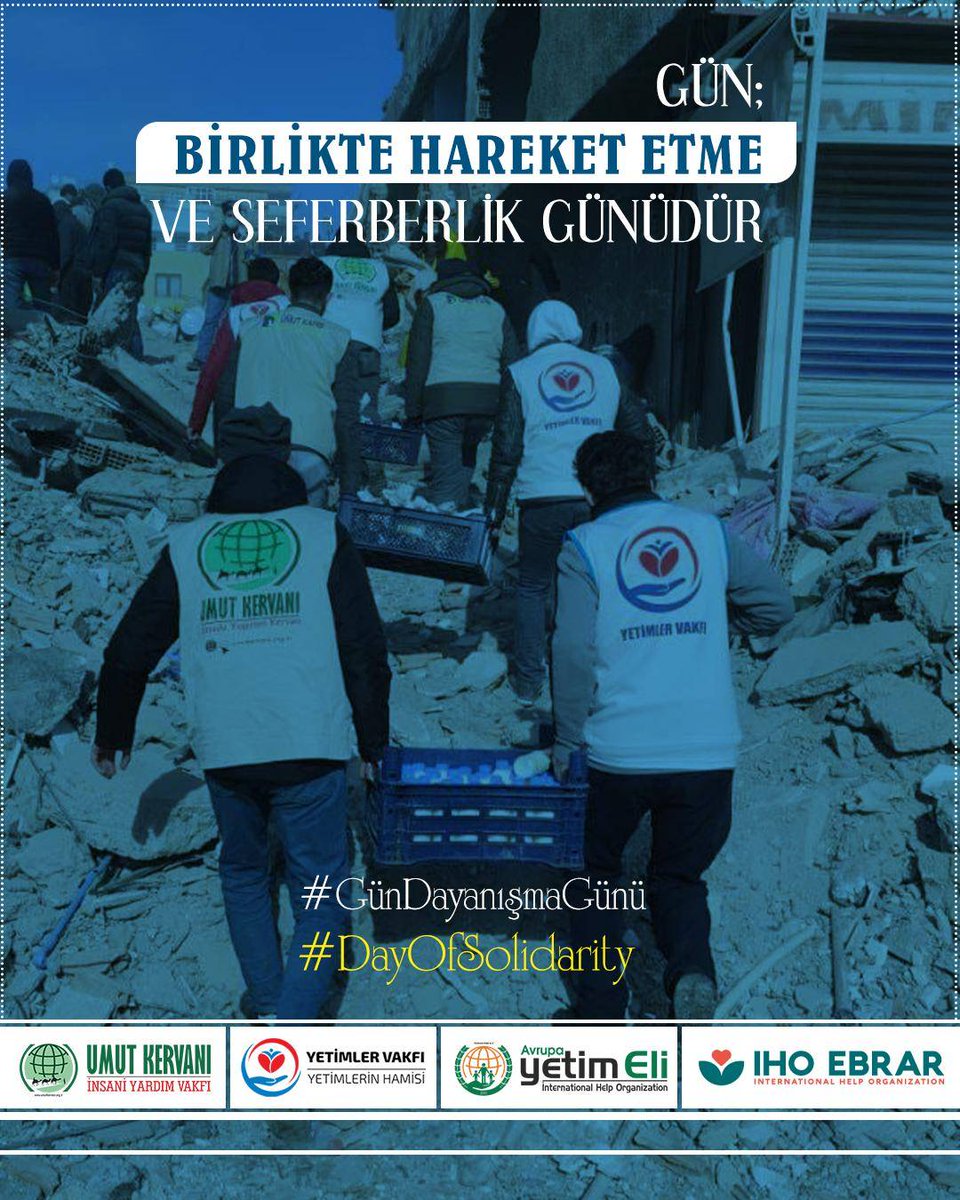 #GünDayanışmaGünü
#DayOfSolidarily