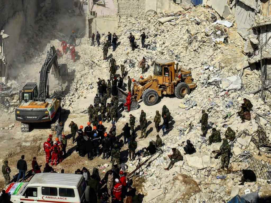 Yulitapuig's tweet photo. 🔴Siria declara zonas de catástrofe a cuatro provincias
👉El Gobierno sirio declaró hoy las provincias de Alepo, Latakia, Idlib y Hama, las más afectadas del país por el terremoto, como zonas de catástrofe.
#Internacionales
(Prensa Latina) https://t.co/6UILeZFkKh
