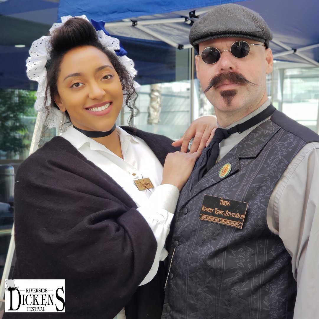DickensFest's tweet photo. Now would you just look at these two from our 2018 Dickens Fest! 😍

#charlesdickens #dickens #dickensfest #duo #victorian #literature #literaryicon #riverside #inlandempire https://t.co/wHHWEK1jJG