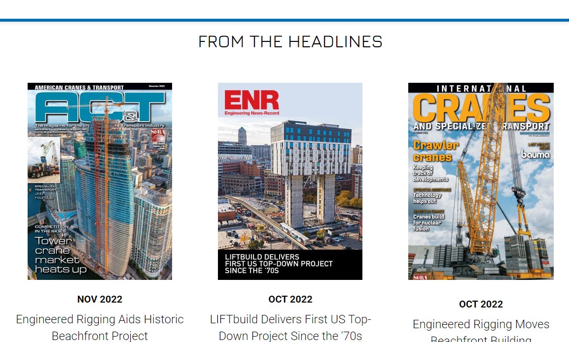 ER_HeavyLifting's tweet image. Our innovative approach to heavy lifting continues to make headlines in a variety of trade publications. For recent articles, visit engineeredrigging.com/heavy-lifting-…

#HeavyLifting #Engineering #EngineeredRigging