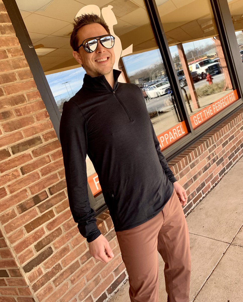 Freshen Up February!  New Vuori for men and women has arrived in Dayton and Troy!  The Meta Pant and Ease Half Zip, a staple for the men of UAR…they claim it pairs well with running shoes and dress shoes!
