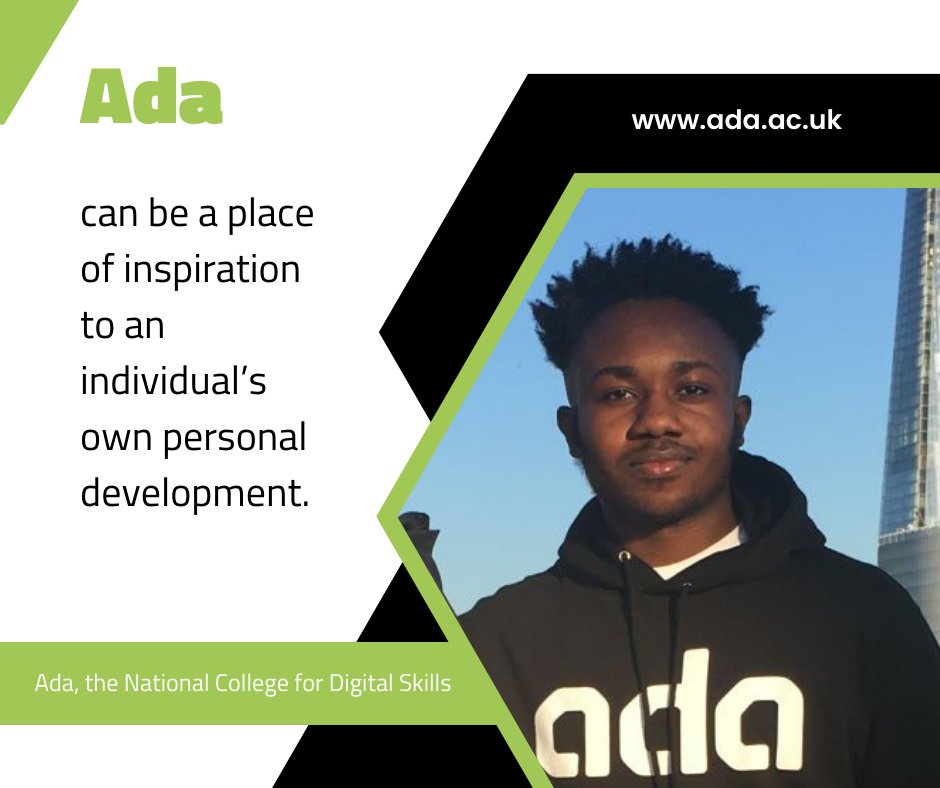 AdaCollege's tweet image. “School is really theoretical. At Ada there’s a lot of projects that you can get involved with, working in a team, with real life skills that you can use.”

To read more, visit: ada.ac.uk/stories

#AlwaysAda #NAW2023