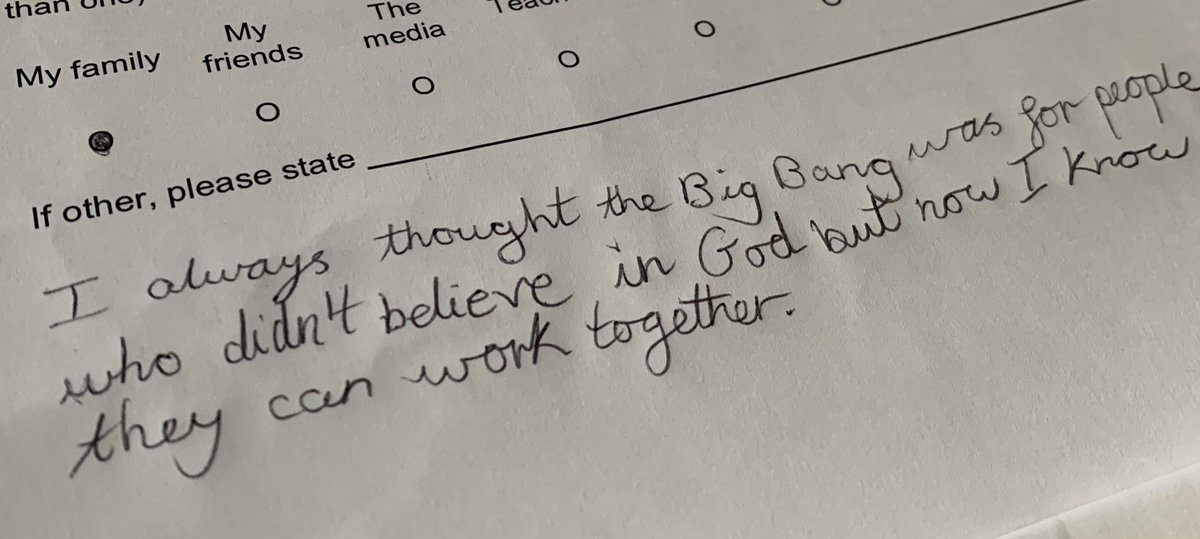 Thanks to the 10 year old who knew what I needed to read at the end of a long week