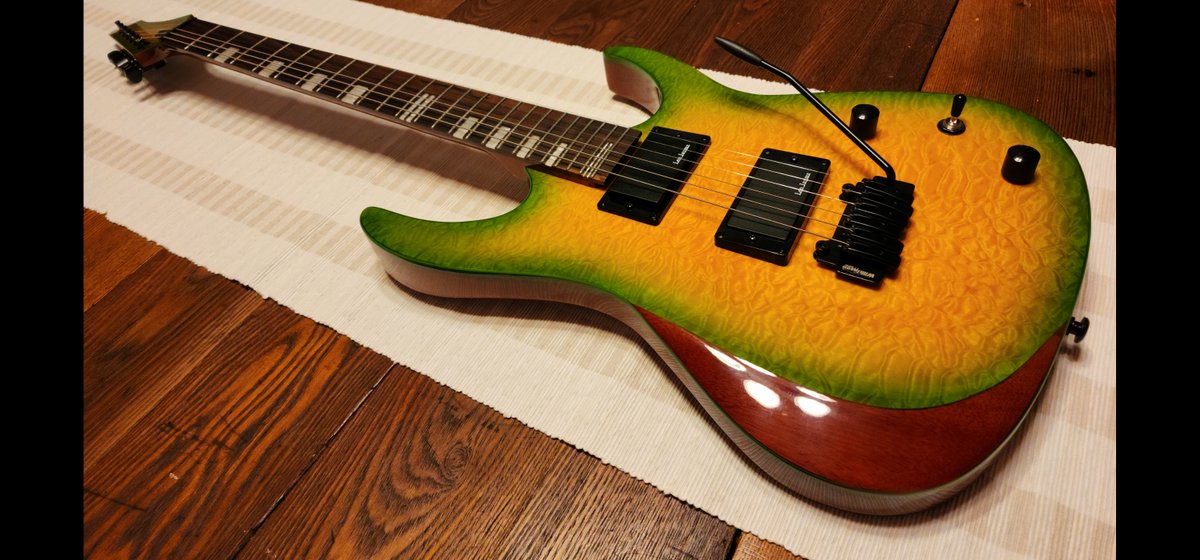 fultonbeats's tweet photo. Leo Jaymz  is Shaking Up the Budget Guitar Industry - With the The TEMPEST...
Ripping Active Pickups, Mahogany body, Frets of butter, Rosewood fretboard, Wilkinson 2 point M-series tremolo bridge,  With an Amazing Finish.  Best of all Its Inexpensive &amp; Shreds... https://t.co/mSyMzJVDEV