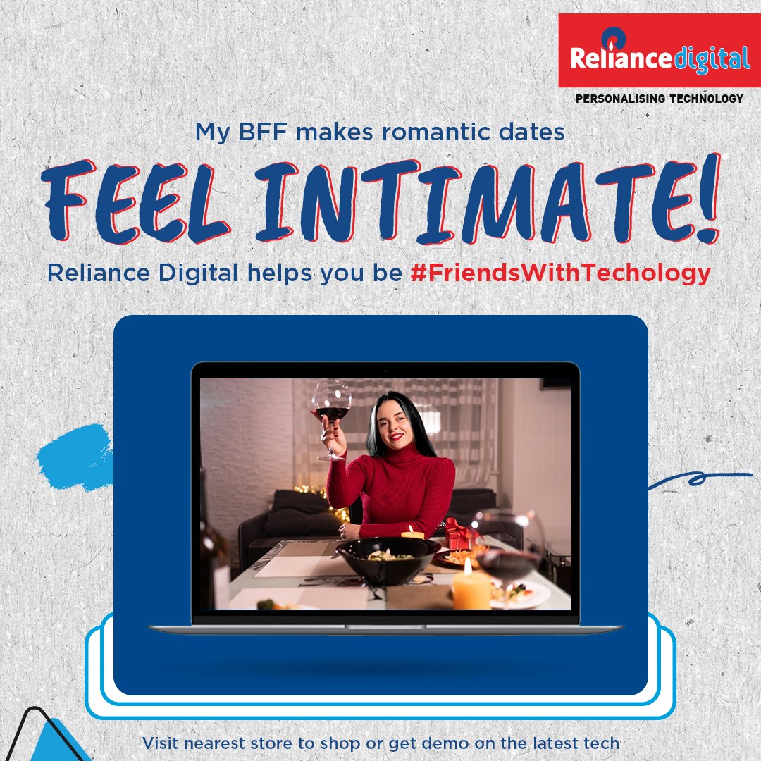 RelianceDigital's tweet photo. Friendships that helps you go the distance!! Reliance Digital is here to help you make #FriendsWithTech! #TechnologySeRishtaJodo by visiting your nearest store or get a demo on the latest tech. https://t.co/vKiT7NnguY