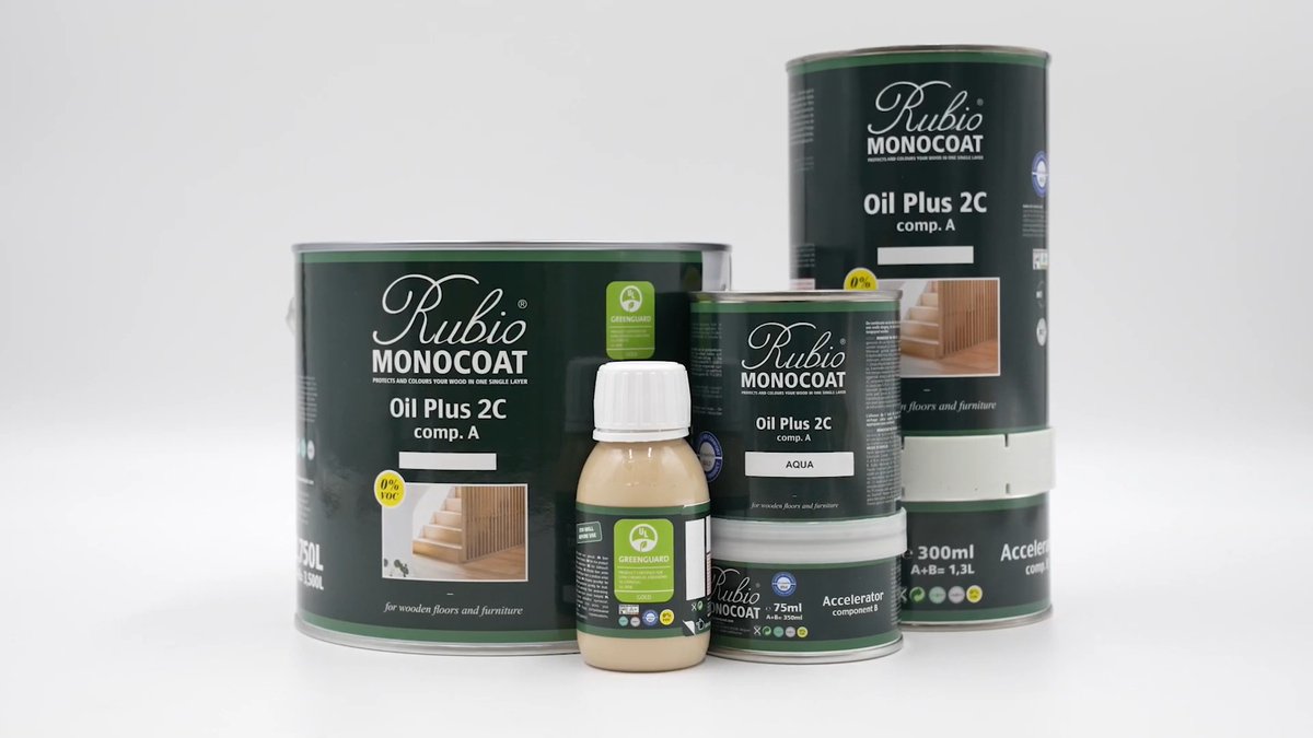 We were delighted to hear that <a href="/RubioMonocoatUK/">Rubio Monocoat UK & Ireland</a>'s Oil Plus 2c range has recently obtained a Greenguard Gold certificate with thanks to its improved formula.

Available in 40 standard colours, the Oil Plus 2c range is one of our favourites.
