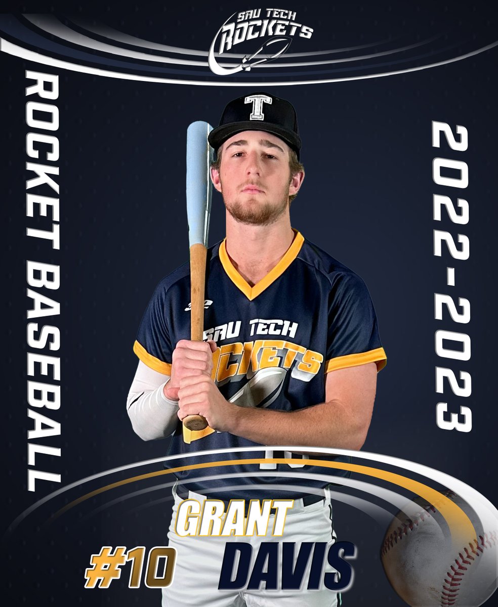 sautech68's tweet photo. Grant Davis #10 is a Rocket Baseball player from Alvin, TX standing 6'2 and playing shortstop and pitching right-handed. #saut68 #sautrockets #NJCAAbaseball #Arkansas https://t.co/8hHuHHJYqE