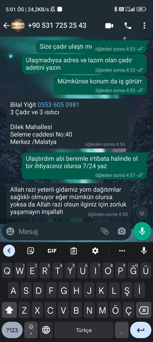 casualpotion's tweet photo. Bizzat aradım teyitli bilgi lütfen ulaştıralım. 

Bilal Yiğit 0553 605 0981
3 Çadır ve 3 ısıtıcı 

Dilek Mahallesi
Seleme caddesi No:40
Merkez /Malatya

#Malatya #depremsondakika #SONDAKIKA #yardımkampanyası #istifa #yagma #AfaddaBizimAhbapda #halukleventacil #depremzede https://t.co/5gFdbkxsqV