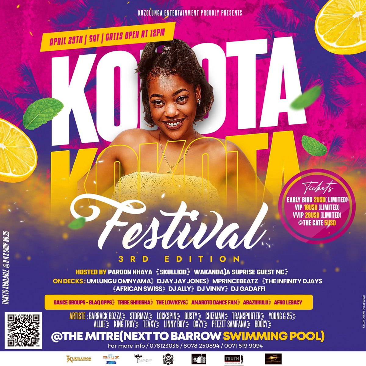 Our official poster for Kokota Festival 3rdEdition❤💯💥Tell A friend to tell a friend #Kusazobalit