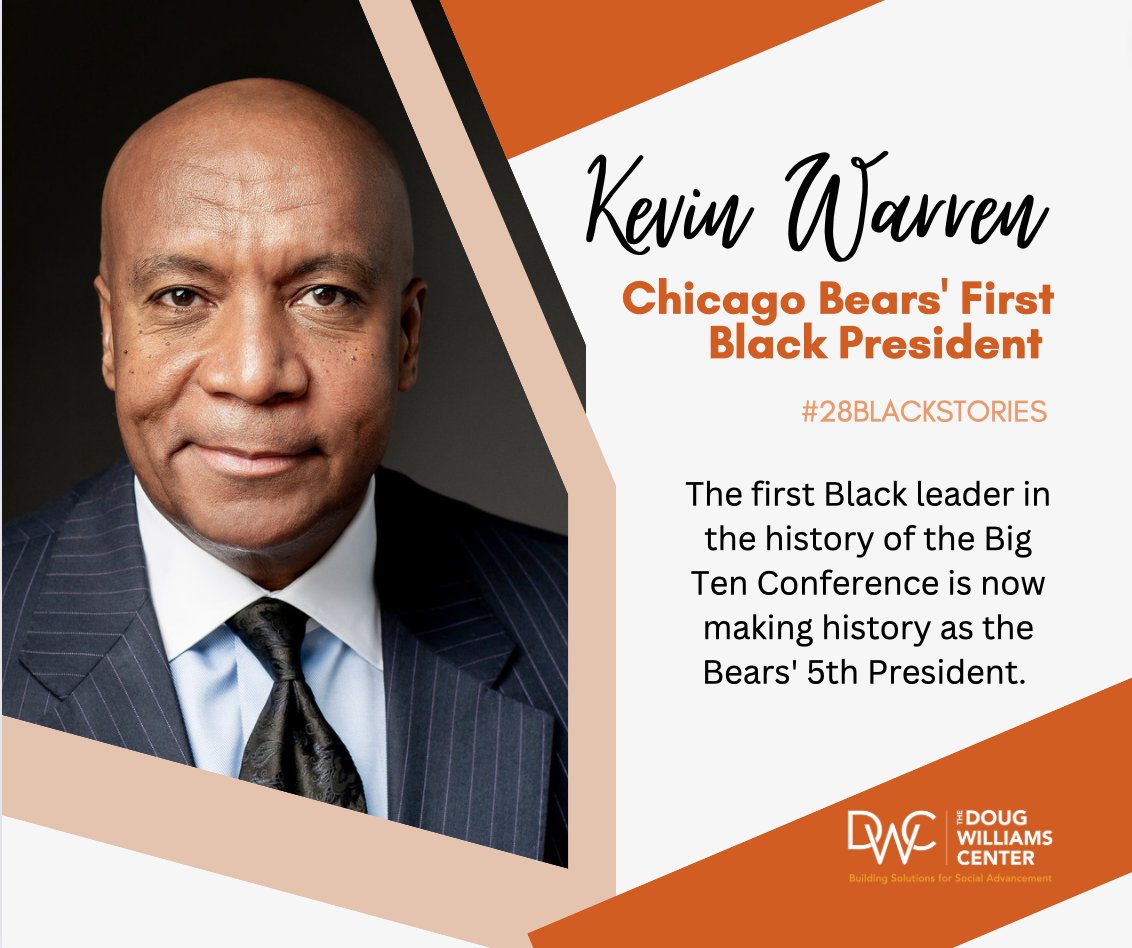 The first Black leader in the history of the Big Ten Conference is now the first Black President of the <a href="/ChicagoBears/">Chicago Bears</a>. During his tenure with the <a href="/Vikings/">Minnesota Vikings</a> , Kevin Warren was the <a href="/NFL/">NFL</a>'s highest ranking Black business exec and the first Black COO in league history. #28BlackStories