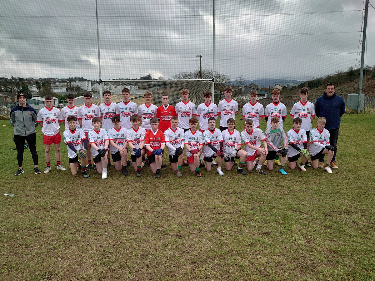 Stevie_Poacher's tweet photo. Great win for @stjosephsnewry Danske Bank @ulsterschools McEvoy Cup squad who won 3-09 - 2-04 against colaiste feirste. Great performances from @HarpsGAC Kristen &amp; Ethan, @newryboscogac Caoimhan, Lee &amp; Lorcan, @ShamrocksNewry Alex. Well done Mr Campbell &amp; Mr Mallon. @Garrett850 https://t.co/r0ZOpFbu3e
