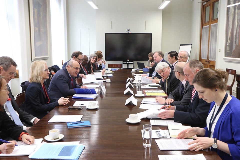 IOMchief's tweet photo. Thank you, @AndrewmitchMP, Minister of State (Development &amp; Africa) @FCDOgovUK for your generous support to IOM’s development &amp; humanitarian work.

I look forward to strengthening our cooperation on the most crucial migration issues worldwide. https://t.co/HqM5sSKxCp
