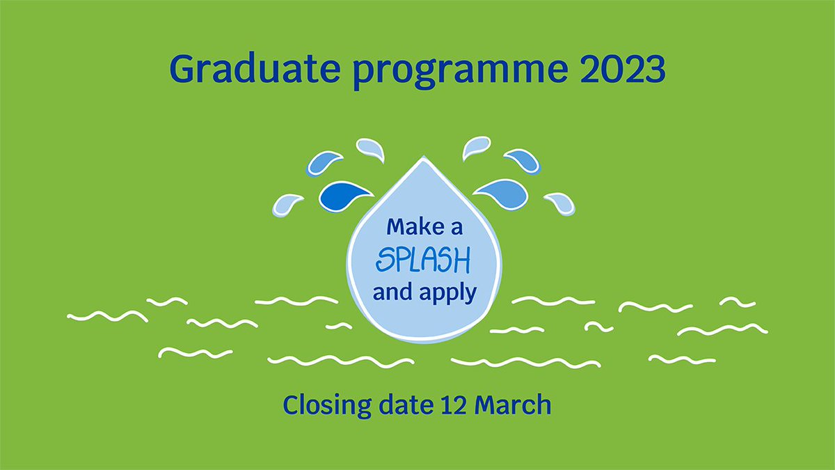Our graduate scheme for economics, data and policy is now open for applications! Our packed two-year programme offers graduates to use their learning from their degree to help us solve problems in the water industry 

Find out more and apply here: ofwat.gov.uk/grads/