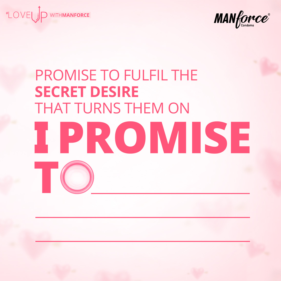 ManforceIndia's tweet photo. This #PromiseDay, treat your bae with their favourite fantasy and get ready to #LoveUpWithManforce
#Promise #ValentinesDay #LoveFantasies #ValentinesWeek #Valentine #CoupleLove #SafeSex #Condoms #FlavouredCondoms #Pleasure #Fantasy #ManforceCondoms https://t.co/8qrq4Axxn5