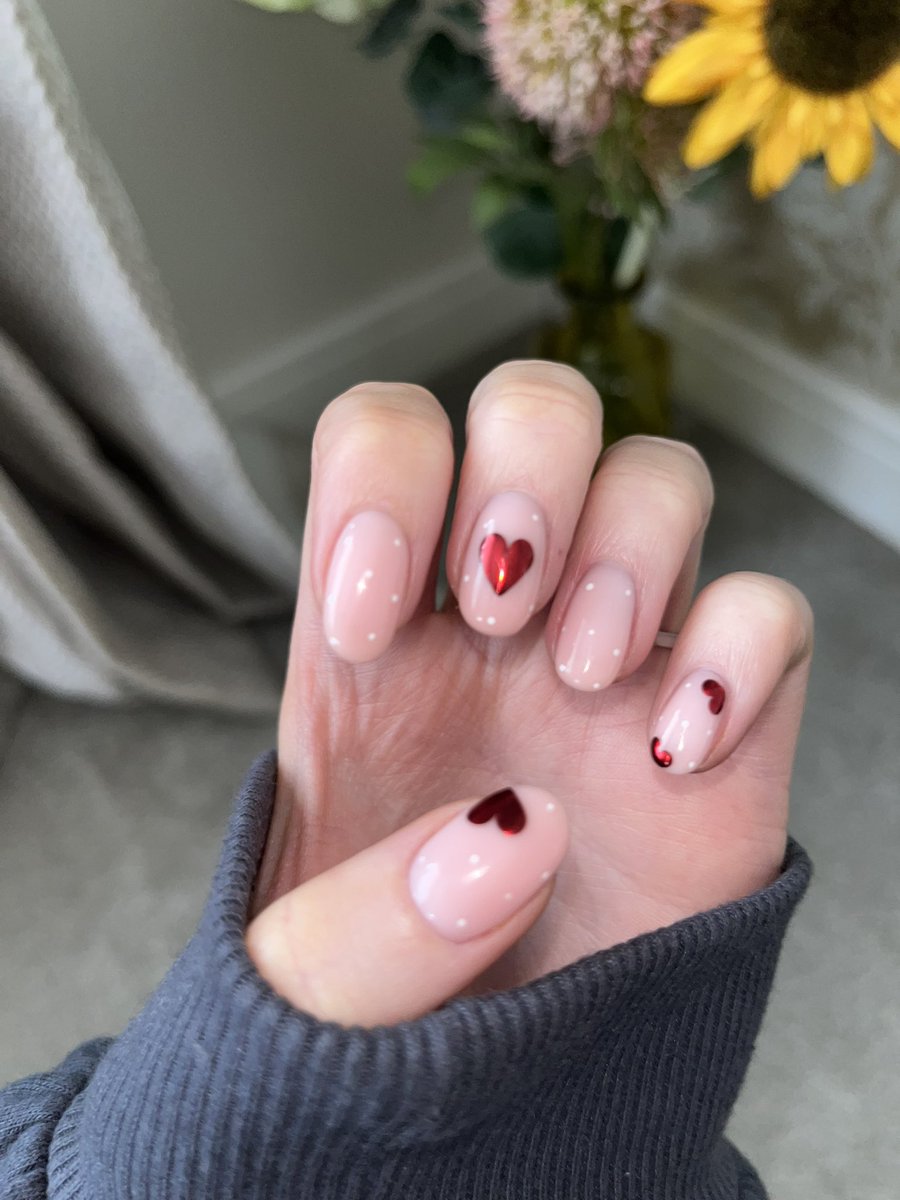 Valentines nails ❤️❤️