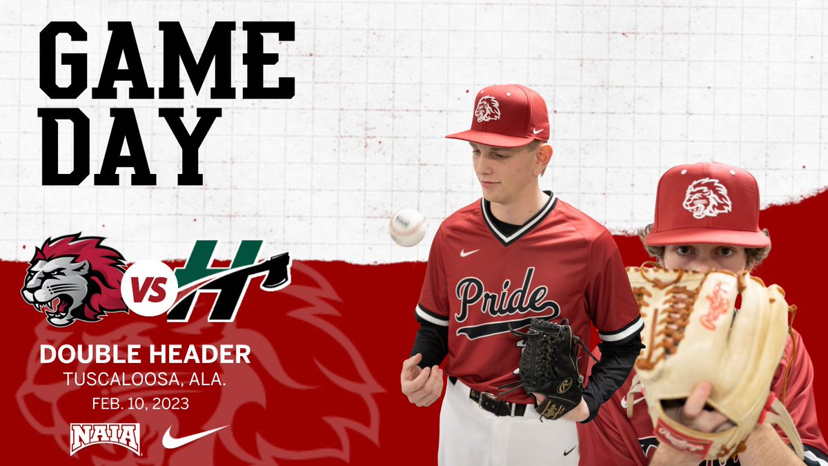 IUCAthletics's tweet photo. It's Game Day!
🆚 @baseball_HU 
📍 Tuscaloosa, ALA.
2⃣ Double Header

#history | #rollpride🦁 https://t.co/YTJPeCjX7D