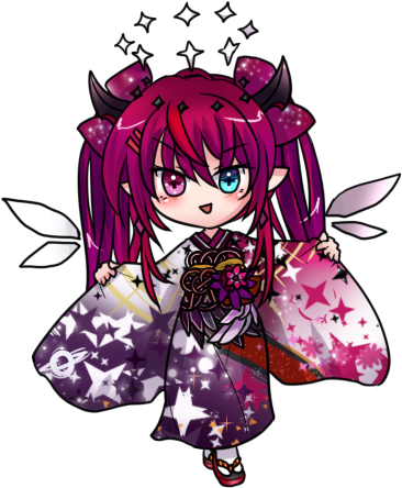 IRysちゃんの着物～～#IRySart 