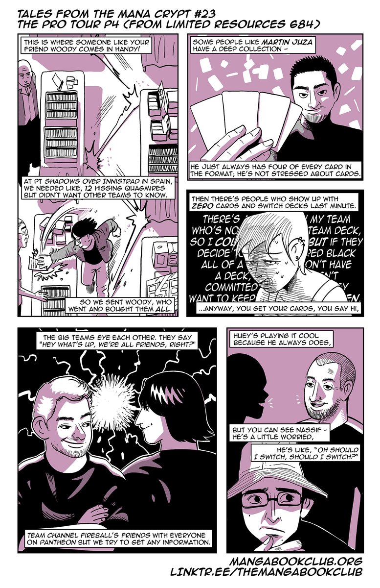 Manga Book Club (@mangabookclub) on Twitter photo (1/2) This week's comic is celebrating the return of the Pro Tour! (Words from <a href="/lsv/">Luis Scott-Vargas</a> during the sign-off for Limited Resources 684) #MTGPhilly #MTG #MagicTheGathering (1/2) This week's comic is celebrating the return of the Pro Tour! (Words from <a href="/lsv/">Luis Scott-Vargas</a> during the sign-off for Limited Resources 684) #MTGPhilly #MTG #MagicTheGathering