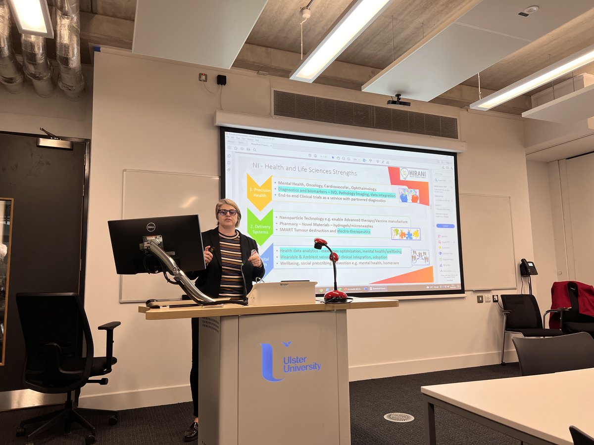 luigi_darco's tweet photo. Meaningful and impactful keynote by Joann Rhodes from the Health Innovation Research Alliance, Northern Ireland, at the AIRC @UlsterUniAi “AI in Health workshop” @UlsterUni, #AI #Health https://t.co/jPQkcQNDE6