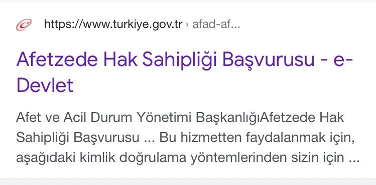 Depremzedelerin hak ettiği yardımı almak için E-Devlet’te “Afetzede Hak Sahipliği Başvurusu” linki üzerinden başvuru yapılabiliyor.
Deprem mağduru tanıdığımız varsa ulaştıralım.