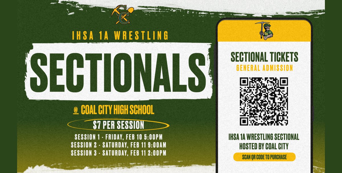 All 14 Coaler wrestlers will be in action this weekend for Sectionals. Good Luck!