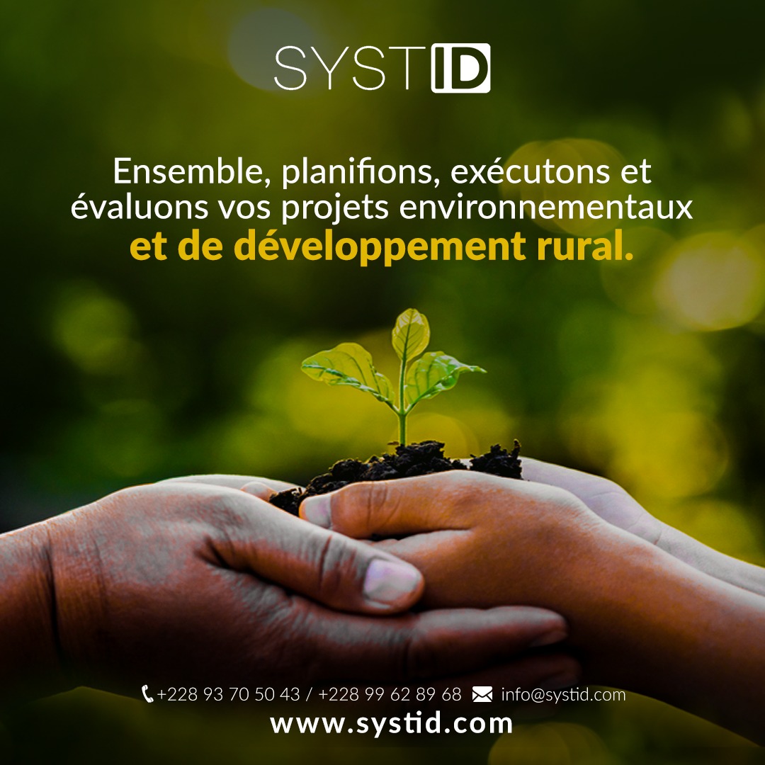 SystidSarl's tweet photo. Nous mettons notre expertise et notre expérience au service de vos projets environnementaux et développement rural.
#SYSTID #Digital #Numérique #Agtech #Développement https://t.co/MzckosiyzB