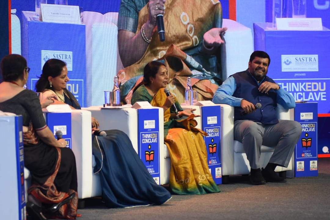 kNaveenkumarya1's tweet photo. @RaoKavitha Here in Chennai to participate in #ThinkEdu23 Conclave by The New Indian Express. It indeed was a great conversation on the run up to 2024 General Elections and the way forward for our vibrant democracy. https://t.co/AsyXY9dmJm