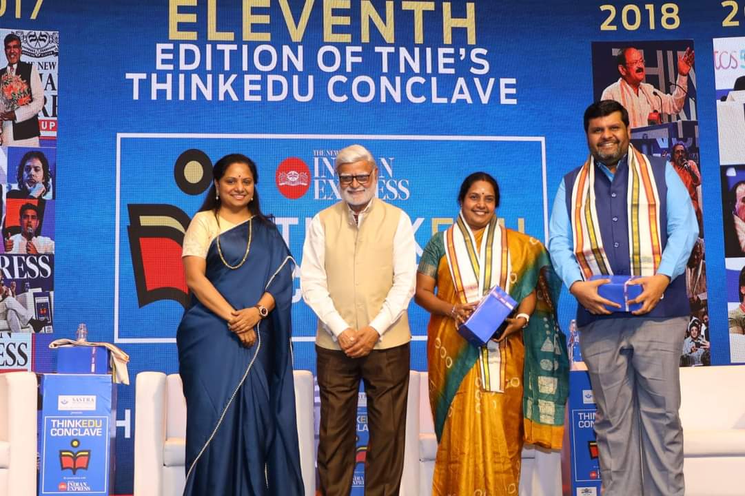 kNaveenkumarya1's tweet photo. @RaoKavitha Here in Chennai to participate in #ThinkEdu23 Conclave by The New Indian Express. It indeed was a great conversation on the run up to 2024 General Elections and the way forward for our vibrant democracy. https://t.co/AsyXY9dmJm