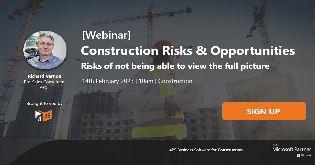 📢📢📢 Last call for our webinar ‘Construction Risks and Opportunities’ Have you signed up yet Register now using the link below 👇👇👇

4ps.co.uk/form-webinar-r…

#construction #webinar #cashflow #4PS