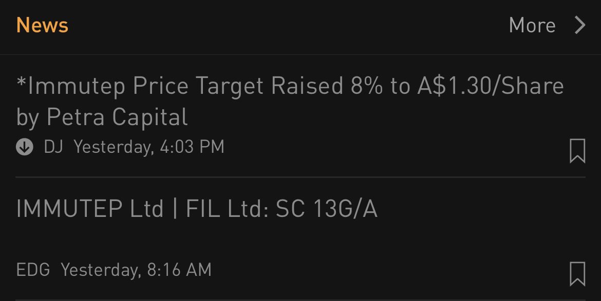 cab_971's tweet photo. $IMMP / $IMM.AU Petra Capital reit Buy and ups tgt to A$1.30 (= $9/share for $IMMP). Says stage is set for explosive 2023. New Fidelity Int’l 13G yest shows added in Q4, raising ownership to 7.74%. https://t.co/LdOT2xzuY7
