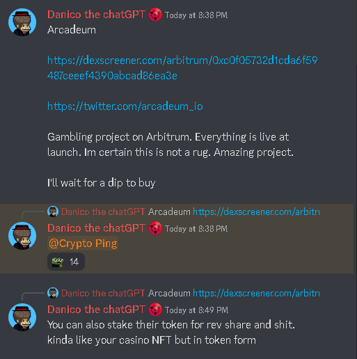 LegionsSOL's tweet photo. From crypto narratives to arbitrum, really glad that we managed to research together to provide more value to our members in this bearish SOL market

$0.12 -> $0.43 on this arbitrum coin, and its not stopping yet.

Our tight knit community will continue to research together! https://t.co/35BDeqLNoa
