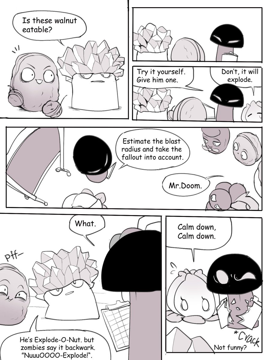 berrybl18834835's tweet photo. Yeah Ice shroom is very chatty and a bit crazy in my version,and Doom is he's closest friendXD

#plantsvszombie #comic #iceshroom #pvz #powerlily #doomshroom https://t.co/EqE6UAouHh