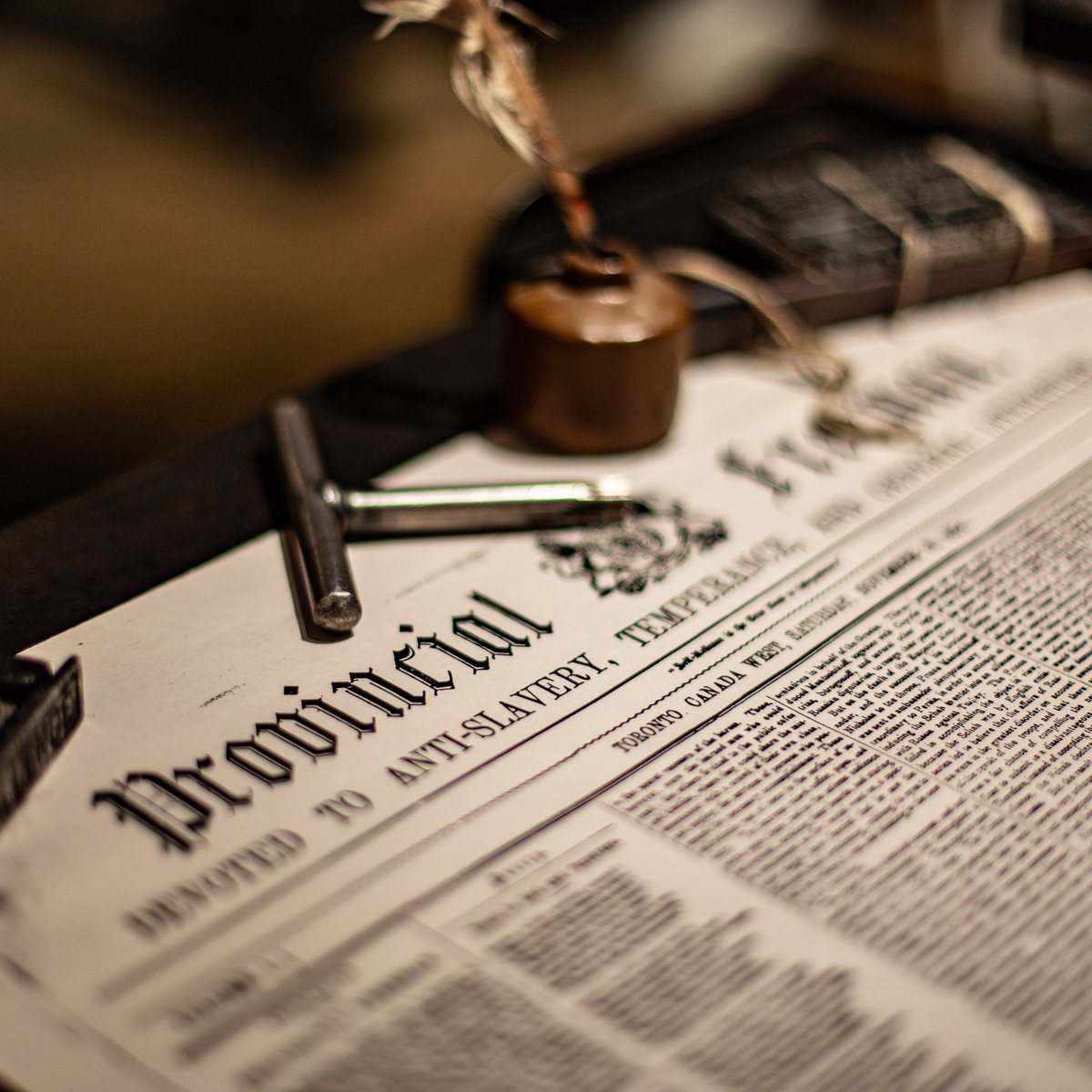 This #BlackHistoryMonth, visit Mackenzie House to print a copy of the Provincial Freeman - the first newspaper printed by a Black woman in North America in 1854. Free workshops take place throughout February. Register here: mackenziehouse.streamintickets.com/events @culture_to @cityoftoronto