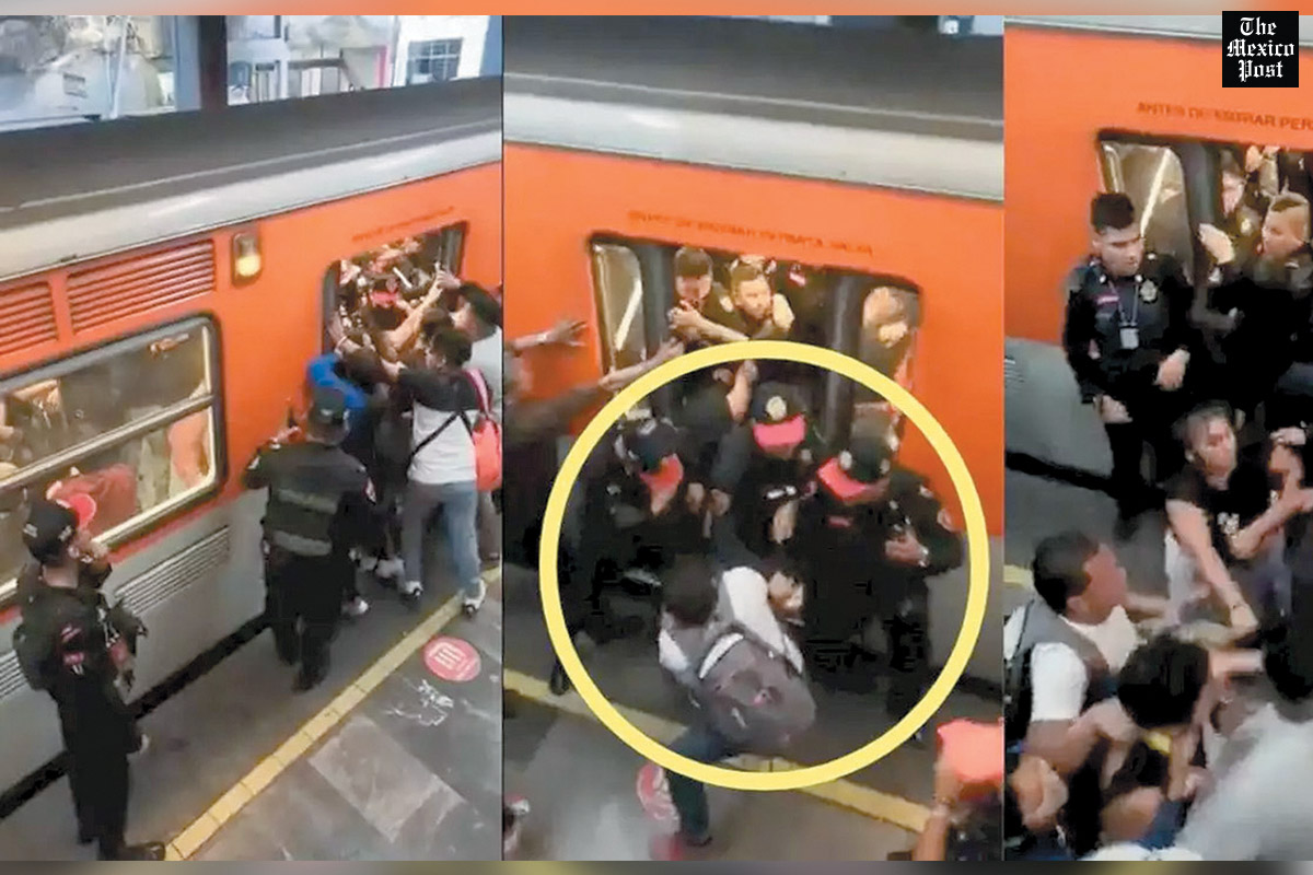 MexicoPost's tweet image. #Trifulca entre presuntos #vagoneros y #policías provoca retrasos en la #L2 del @MetroCDMX | themexicopost.mx/?p=4348