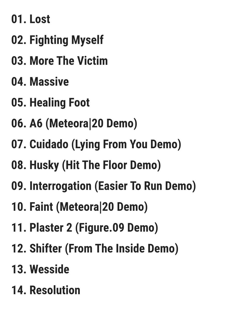 Linkin Park - Vote for your favorite Lost Demo at