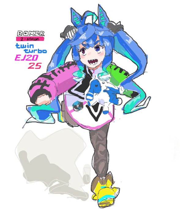 二周年実装祈願
#ウマ娘 #ツインターボ 