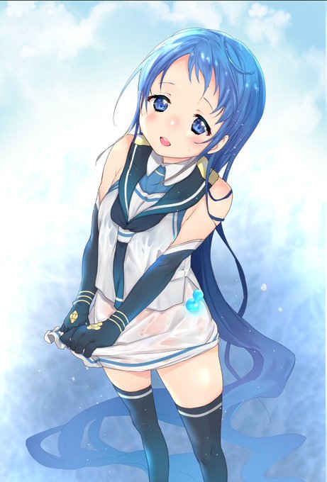 この寒いのに夏っぽい絵を貼る! 