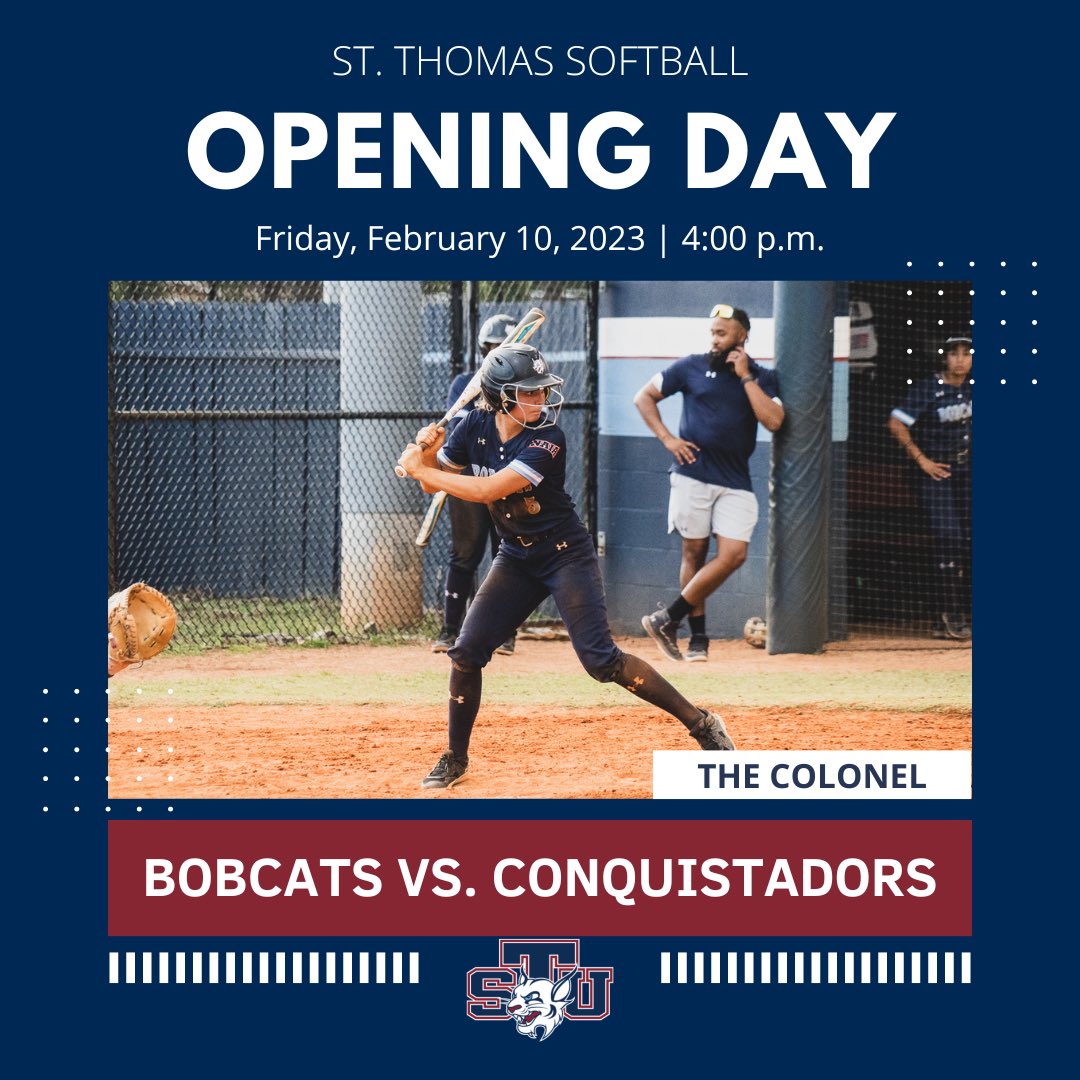 Happy Opening Day, <a href="/STU_Softball/">STU Softball</a> 👋

#STULimitless // #GoBobcats
