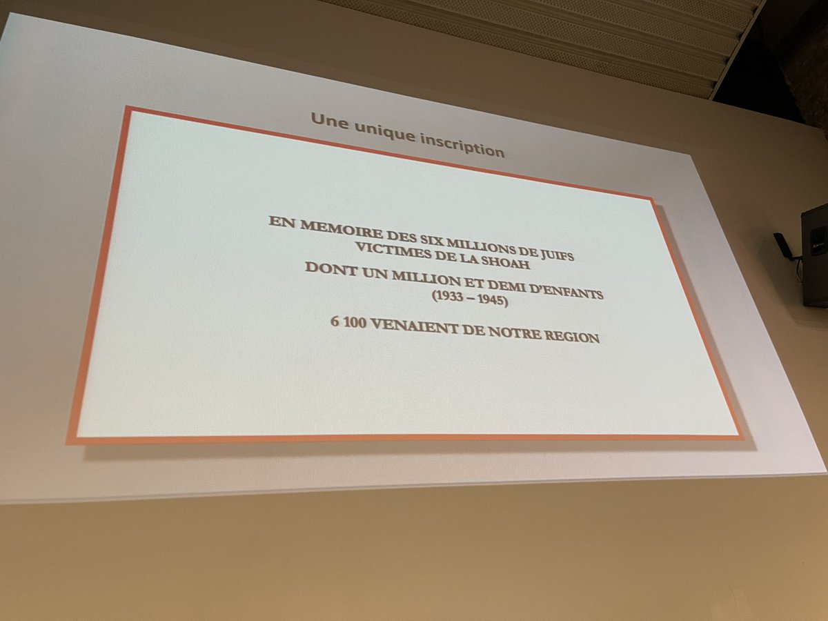 PhilippeCochet's tweet photo. Présence au @CHRD à l’occasion du lancement du concours d’architectes pour l’édification d’un mémorial de la #Shoah à #Lyon https://t.co/5aVHVFdcPr
