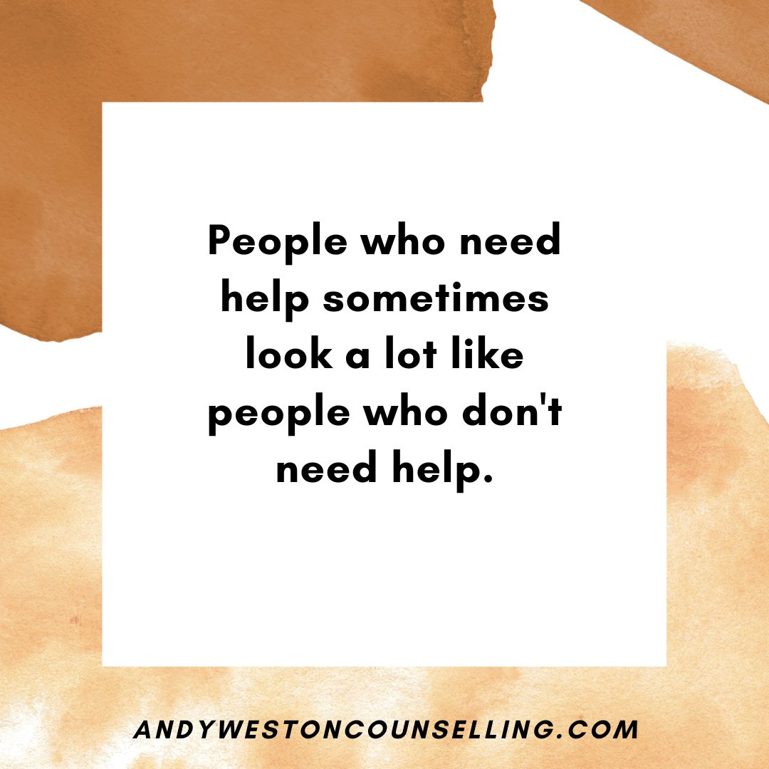 When checking in with family & friends, don't just accept, 'I'm fine thanks.' #mentalhealth #therapy #counselling #mentalhealthawareness #counseling #wellness #psychodynamictherapy #TherapistsConnect #TherapistTwitter