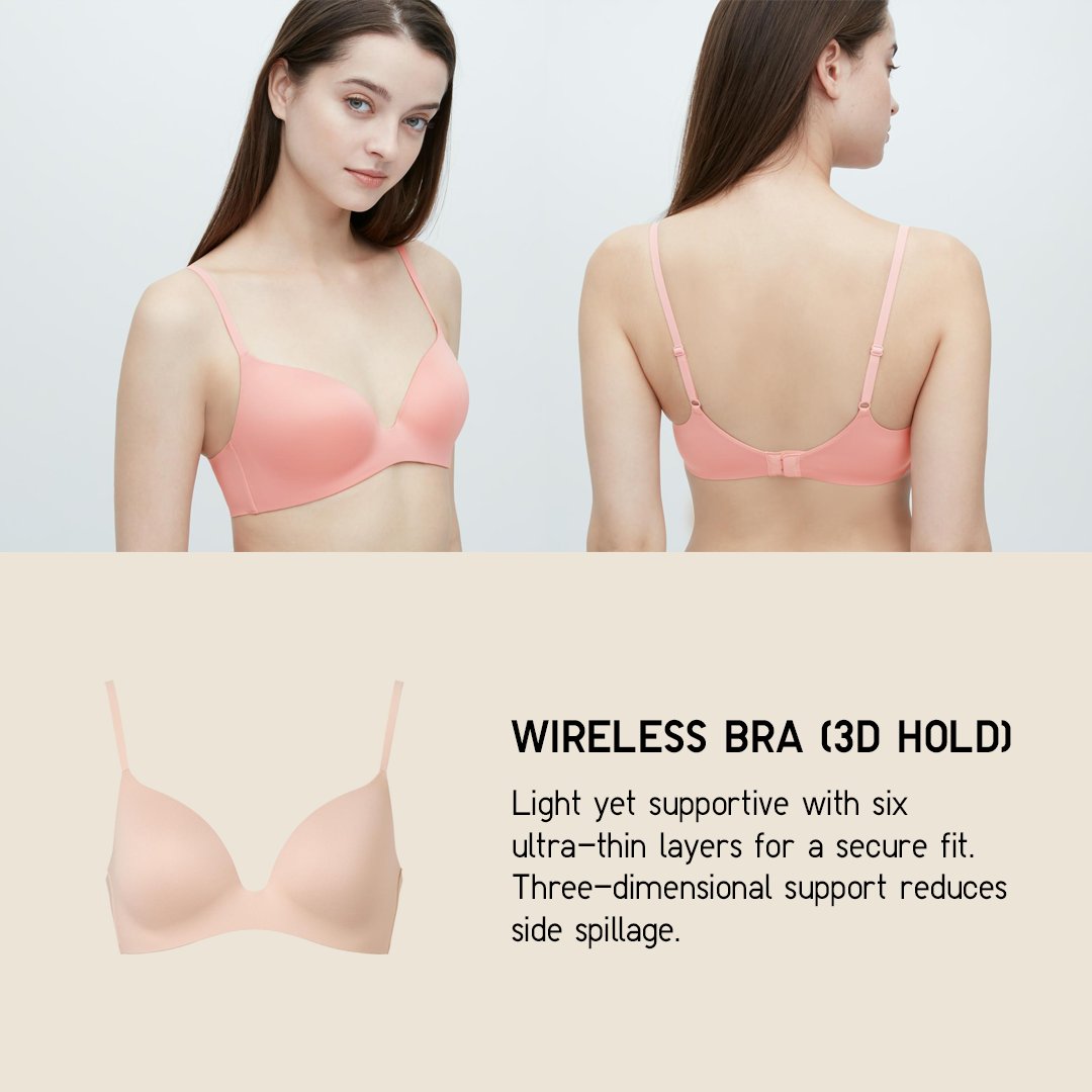Uniqlo Canada on X: Our wireless bras provide next to skin