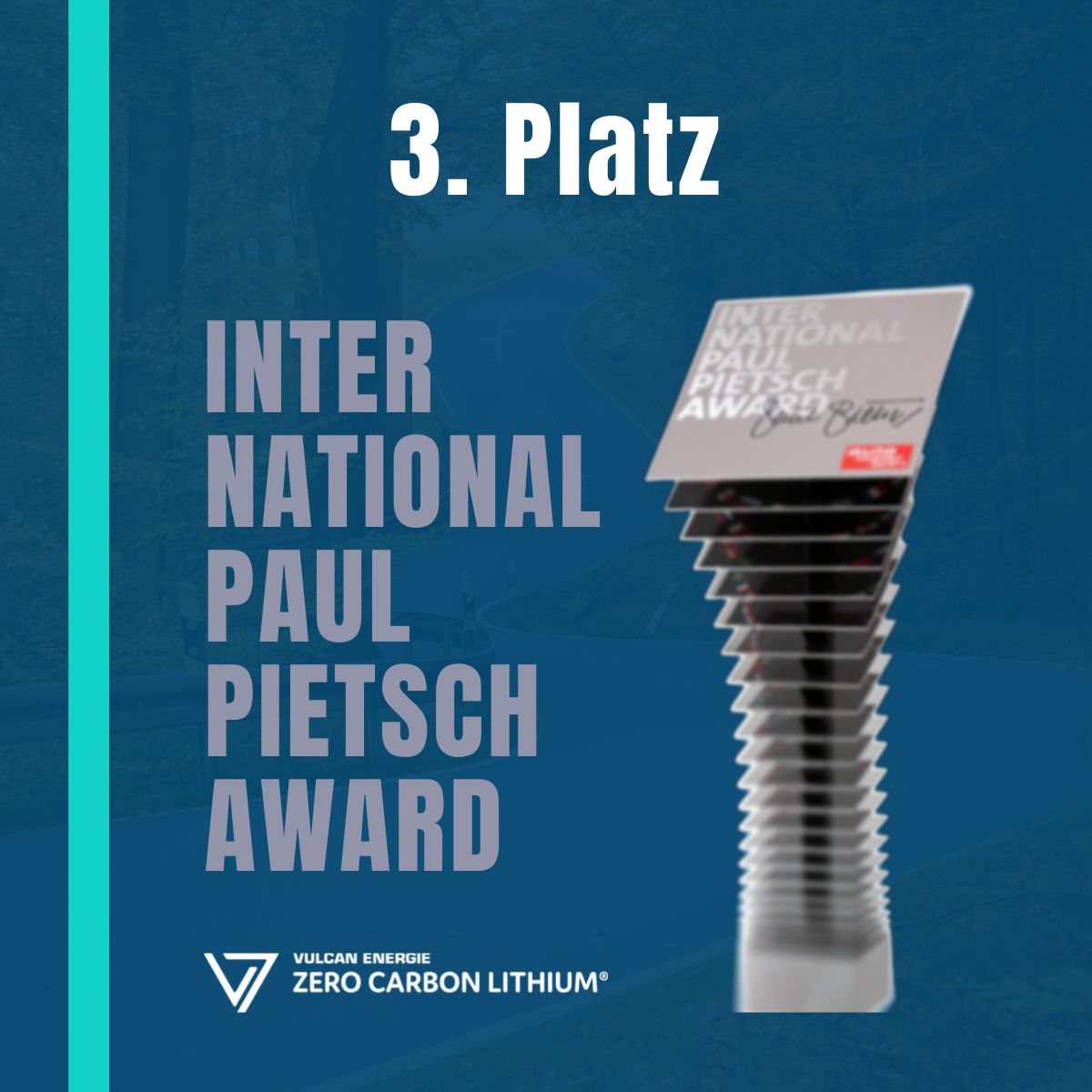 Wir freuen uns sehr darüber, mit dem Paul Pietsch Award 2023 der <a href="/automotorsport/">automotorsport</a> ausgezeichnet worden zu sein. Diese Auszeichnung beweist, dass die nachhaltige Elektrifizierung der Automobilindustrie eine immer größere Rolle spielt.
#ZeroCarbonLithium™️ #eMobility #Innovation