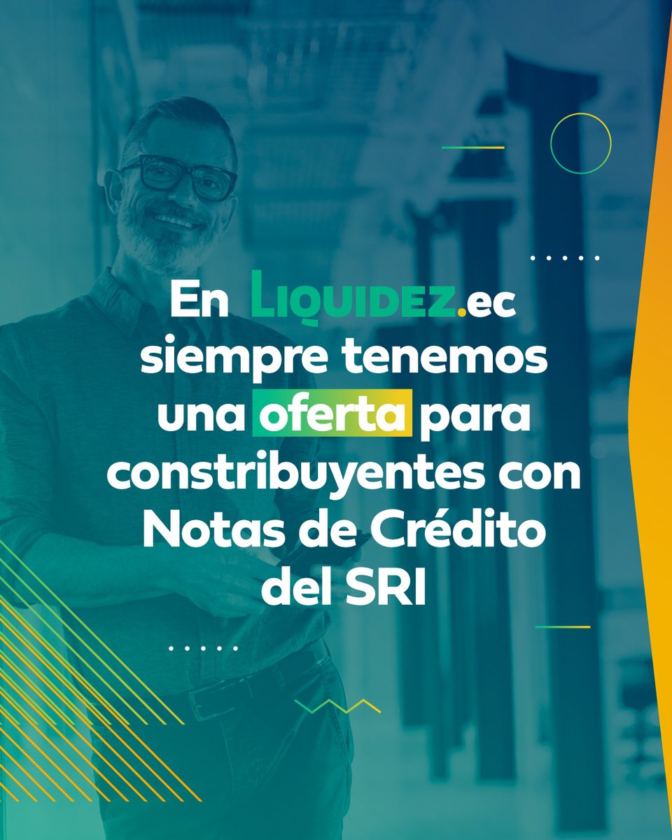 LiquidezEc's tweet photo. #AlwaysOnBusiness🤩
La necesidad de efectivo puede darse incluso los fines de semana, en https://t.co/86rgfdeveH ofrecemos nuestro servicio 24/7 para contribuyentes con Notas de Crédito del SRI. 🗓 
Ingresa a https://t.co/ISjBzYbiYk y conoce más de nosotros. https://t.co/iM7boyCtUv