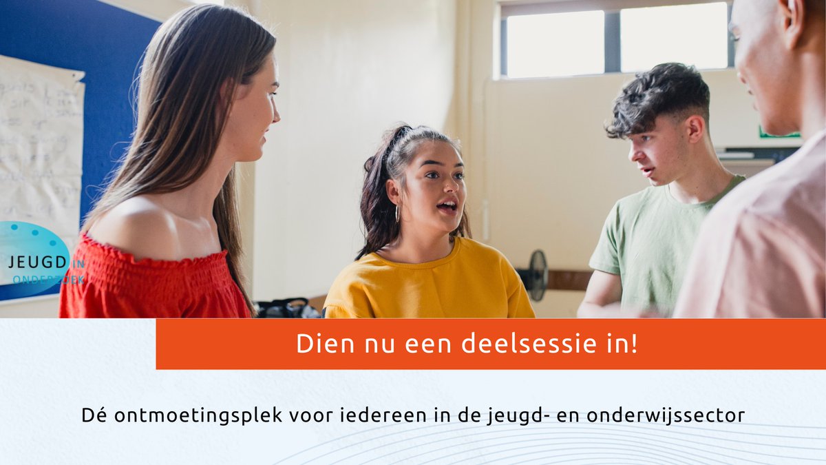 De eerste indieningen voor deelsessies voor Jeugd in Onderzoek zijn binnen!
Wil je ook indienen? Dat kan nog tot en met 20 maart. [TIP!] Denk vanuit het perspectief van je doelgroep bij het schrijven van de titel en samenvatting van de sessie 👉 jeugdinonderzoek.nl/aanmelden/