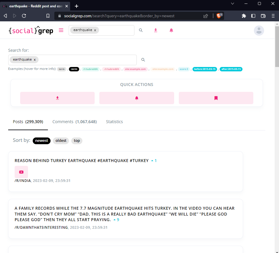 SocialGrep (@socialgrep) / Twitter