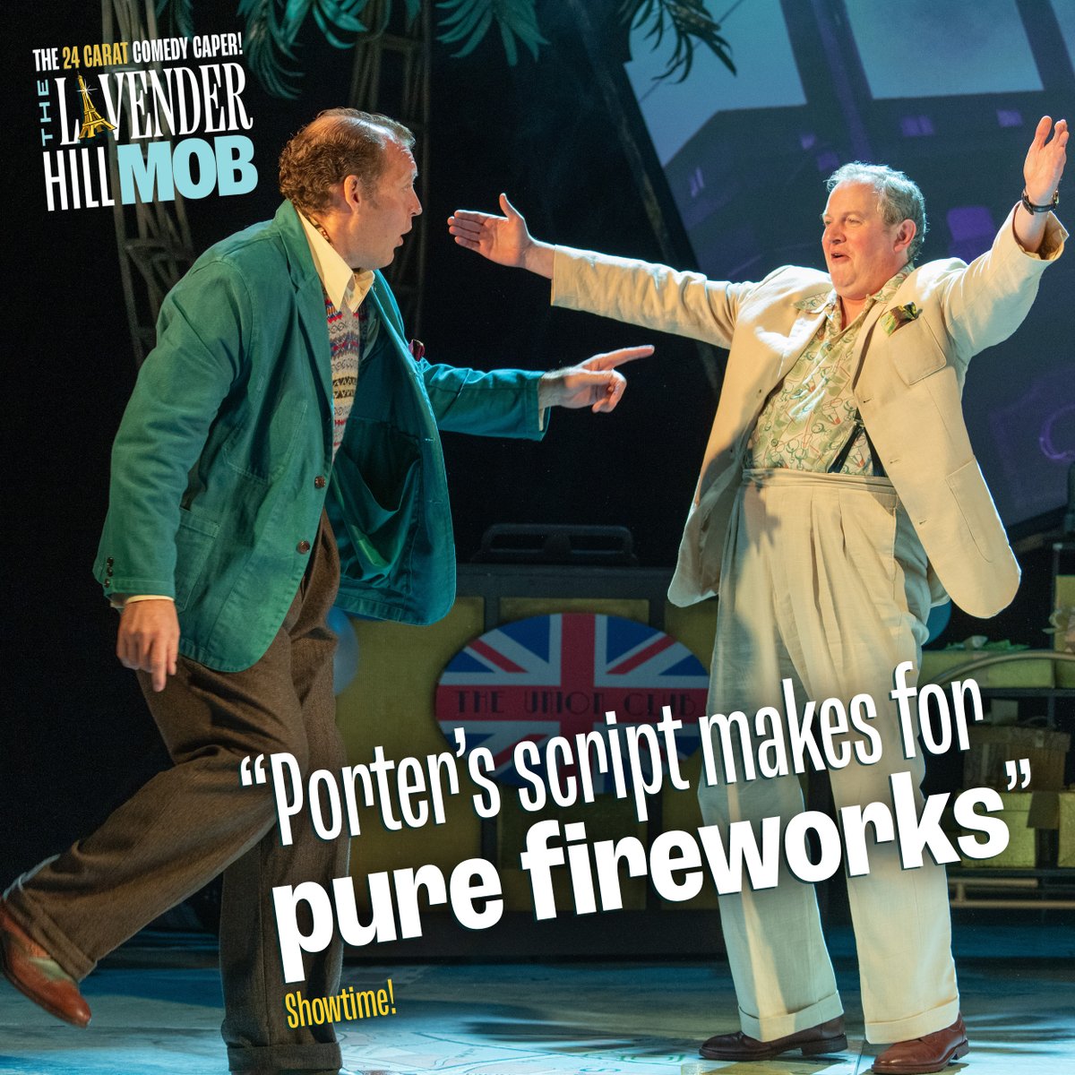 You only have ONE WEEK left to catch The Lavender Hill Mob on tour! Join us in Truro for Phil Porter's reimagination of this timeless Ealing comedy classic! 🎭