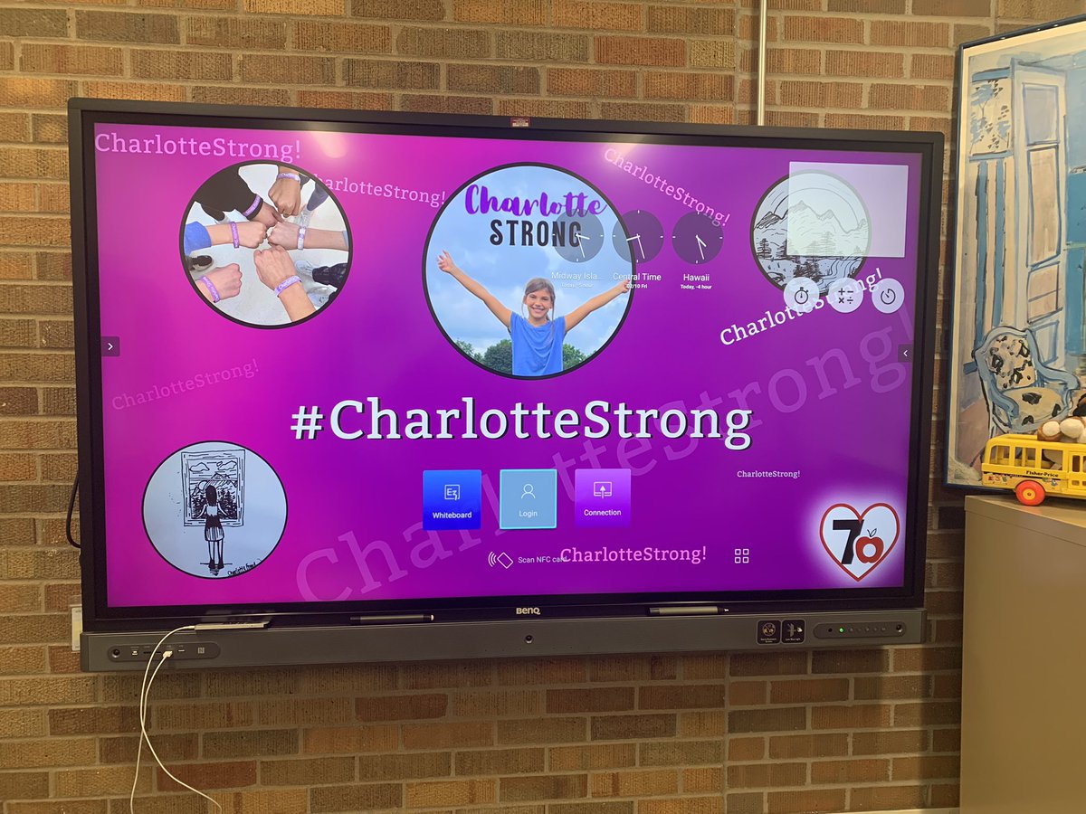 Sending you good vibes, Charlotte! 🐝💜💪#charlottestrong #d70hornets