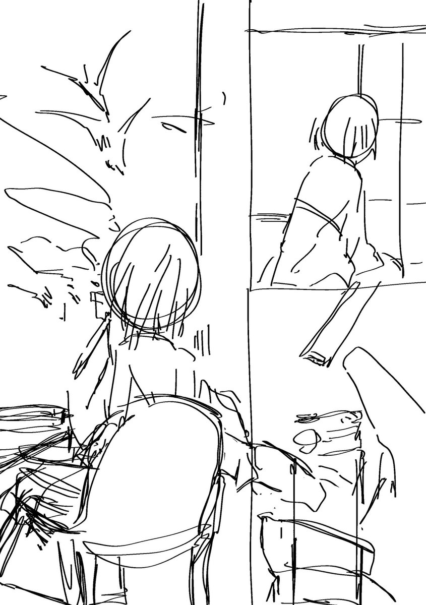もうちょい凝りたいので追加でネーム描いてる 