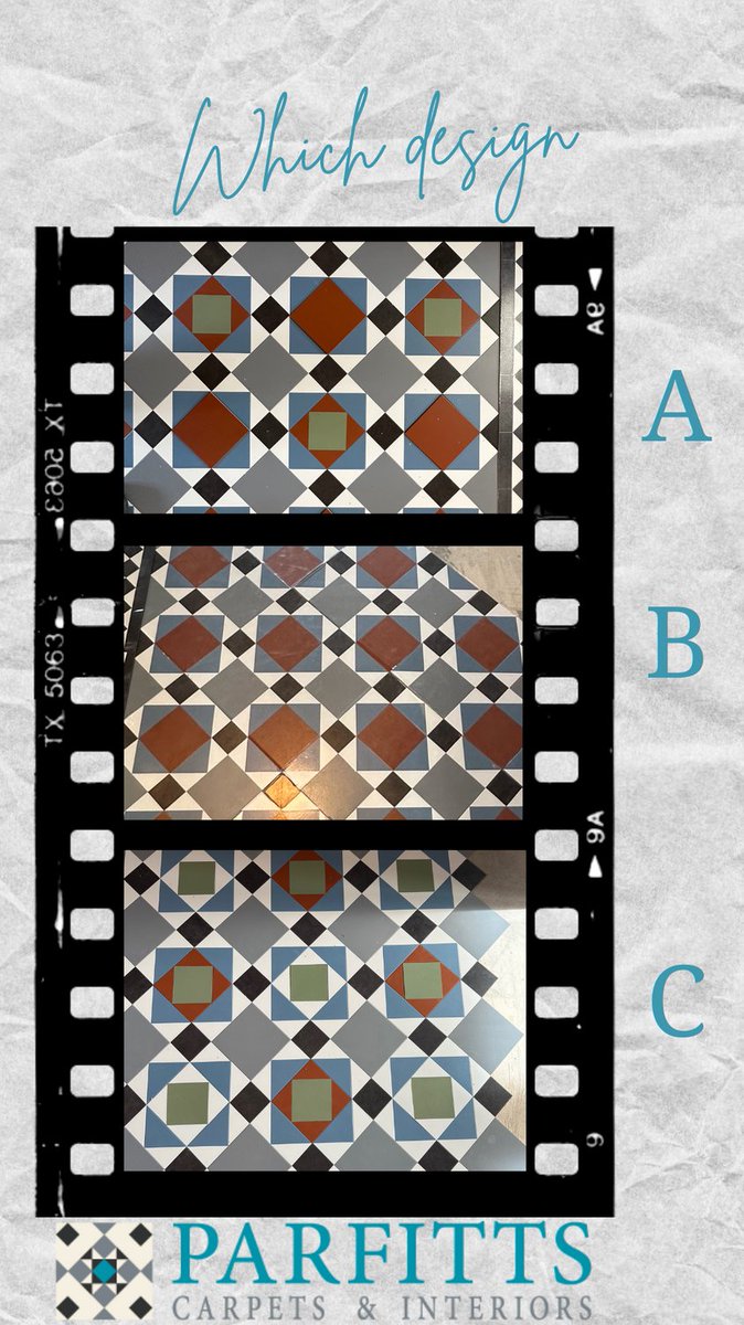 Which design do you like the most ? 
A, B,C  ?